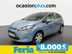 Azul Usado 2009 Ford Fiesta Trend Utilitario | 5090 € (Precio justo)