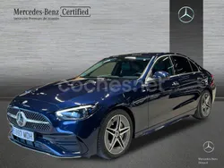 Azul Usado 2023 Mercedes C200 AMG line Berlina | 40.900 € (Precio justo)