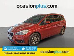 Rojo Usado 2015 BMW 218 Gran Tourer Monovolumen | 14.190 € (Precio justo)