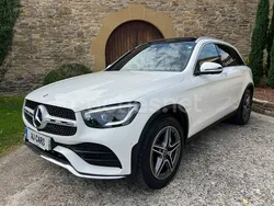Blanco Usado 2021 Mercedes GLC220 SUV | 40.900 € (Precio justo)