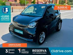 Negro Usado 2021 Smart ForTwo Electric Drive Descapotable | 13.190 € (Super precio)