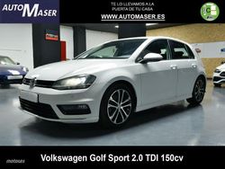 Blanco Usado 2015 VW Golf VII Sportline Berlina | 11.900 € (Precio justo)