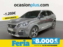 Gris Usado 2018 Peugeot 3008 GT-line SUV | 13.450 € (Precio justo)