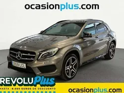 Gris Usado 2015 Mercedes GLA220 AMG line SUV | 22.500 € (Precio justo)