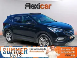 Negro Usado 2017 Hyundai Santa Fe Style SUV | 22.790 € (Precio justo)