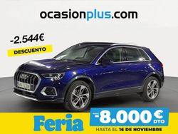 Azul Usado 2021 Audi Q3 Advanced Plus SUV | 27.990 € (Precio justo)