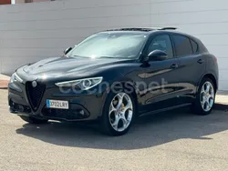 Negro Usado 2021 Alfa Romeo Stelvio Ti SUV | 23.900 € (Precio justo)