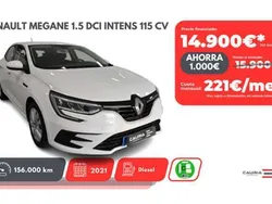 Blanco Usado 2021 Renault Mégane IV Intens Utilitario | 14.900 € (Caro)
