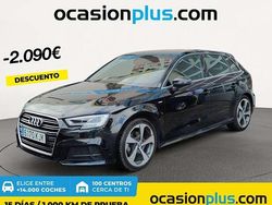 Negro Usado 2018 Audi A3 Sportback S-Line Utilitario | 19.773 € (Precio justo)