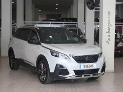 Blanco Usado 2017 Peugeot 5008 GT-line Monovolumen | 19.700 € (Caro)