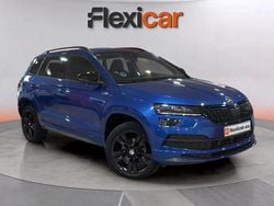 Azul Usado 2021 Skoda Karoq SportLine SUV | 21.990 € (Buen precio)