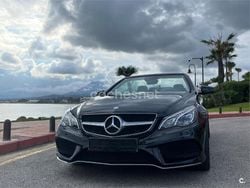 Negro Usado 2014 Mercedes E220 Descapotable | 24.900 € (Un poco caro)
