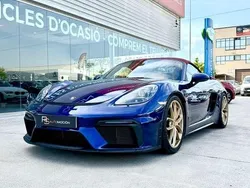 Azul Usado 2021 Porsche 718 Spyder Descapotable | 109.000 €