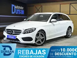 Blanco Usado 2018 Mercedes C220 Familiar | 23.990 € (Un poco caro)