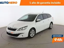 Blanco Usado 2017 Peugeot 308 Style Familiar | 10.599 € (Precio justo)