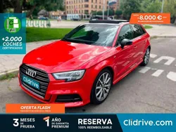 Rojo Usado 2018 Audi A3 Sportback S-Line Utilitario | 23.790 € (Un poco caro)