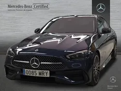 Azul Usado 2024 Mercedes C220 Berlina | 47.900 € (Precio justo)