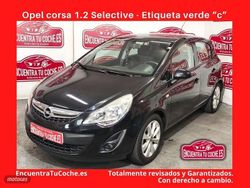Negro Usado 2012 Opel Corsa Selective Berlina | 7350 € (Caro)