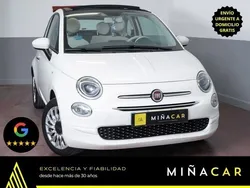 Blanco Usado 2021 Fiat 500C Lounge Descapotable | 11.250 € (Precio justo)