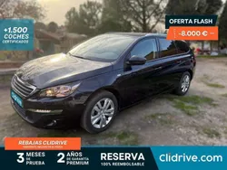 Negro Usado 2017 Peugeot 308 Style Familiar | 8490 € (Buen precio)
