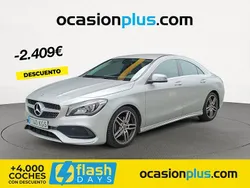 Gris / plata Usado 2018 Mercedes CLA180 Berlina | 26.500 € (Caro)