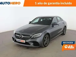 Gris Usado 2019 Mercedes C200 AMG line Berlina | 26.999 € (Un poco caro)