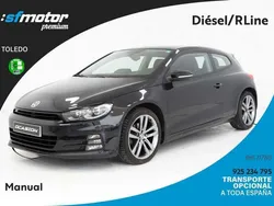 Negro Usado 2015 VW Scirocco R-line Coupe | 16.900 € (Precio justo)