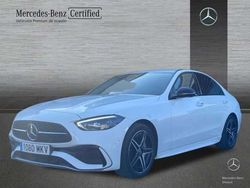 Blanco polar Usado 2023 Mercedes C220 AMG line Berlina | 41.900 € (Precio justo)