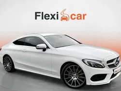 Blanco Usado 2017 Mercedes C220 Coupe | 23.980 € (Buen precio)
