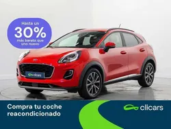 Rojo Usado 2021 Ford Puma Titanium SUV | 15.490 € (Precio justo)