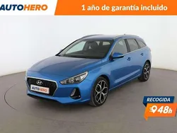 Azul Usado 2017 Hyundai i30 Familiar | 12.399 € (Buen precio)