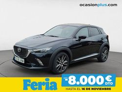 Negro Usado 2015 Mazda CX-3 Luxury SUV | 13.200 € (Precio justo)