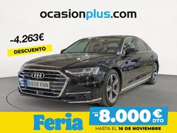 Negro Usado 2018 Audi A8 Berlina | 46.900 € (Un poco caro)