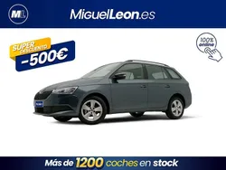 Gris Usado 2019 Skoda Fabia Ambition Familiar | 9985 € (Precio justo)