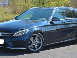 Azul Usado 2015 Mercedes C220 AMG Familiar | 21.990 € (Un poco caro)