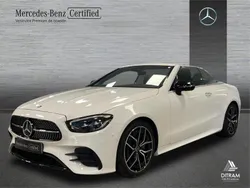 Blanco Usado 2023 Mercedes E220 Descapotable | 63.900 € (Caro)