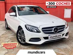 Blanco Usado 2015 Mercedes C220 Berlina | 22.390 € (Precio justo)