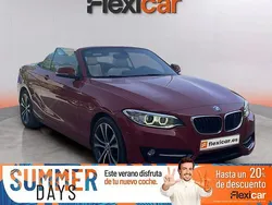 Rojo Usado 2015 BMW 218 Descapotable | 18.790 € (Precio justo)