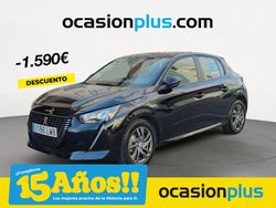 Negro Usado 2022 Peugeot 208 Active Utilitario | 17.490 € (Caro)