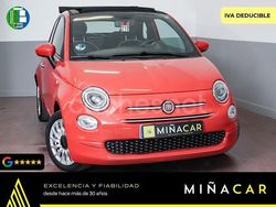 Rojo Usado 2021 Fiat 500C Lounge Descapotable | 10.290 € (Precio justo)
