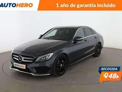 Gris Usado 2015 Mercedes C220 AMG line Berlina | 24.399 €