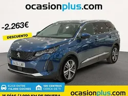 Azul Usado 2021 Peugeot 5008 Allure Monovolumen | 22.637 € (Precio justo)