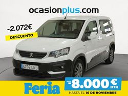 Blanco Usado 2021 Peugeot Rifter Style Monovolumen | 17.300 € (Precio justo)
