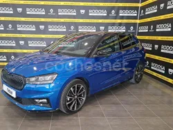 Azul Usado 2024 Skoda Fabia Monte Carlo Berlina | 22.950 € (Precio justo)