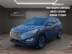 Gris / plata Usado 2015 Hyundai Santa Fe SUV | 18.200 € (Precio justo)