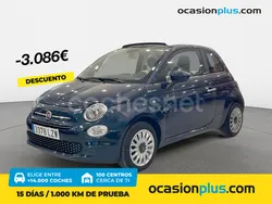 Azul Usado 2022 Fiat 500C Dolcevita Descapotable | 10.950 € (Precio justo)