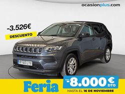 Gris Usado 2022 Jeep Compass Longitude SUV | 21.410 € (Un poco caro)