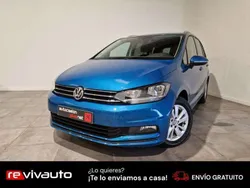 Azul Usado 2019 VW Touran Advance Monovolumen | 21.490 € (Precio justo)