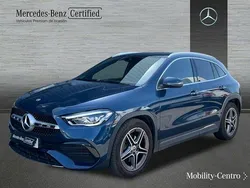 Denim blue metallic paint Usado 2021 Mercedes GLA180 AMG line SUV | 34.900 € (Caro)