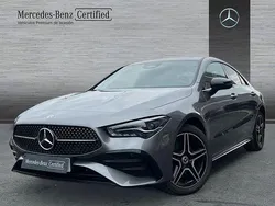 Gris / plateado Usado 2024 Mercedes CLA250e AMG line Berlina | 39.900 € (Precio justo)